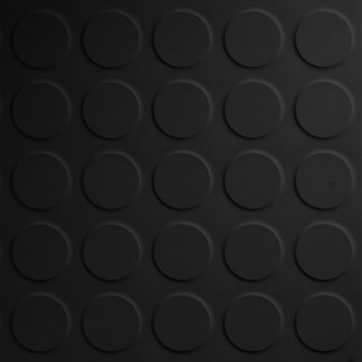 Pavimento círculos negro 3 mm por rollo