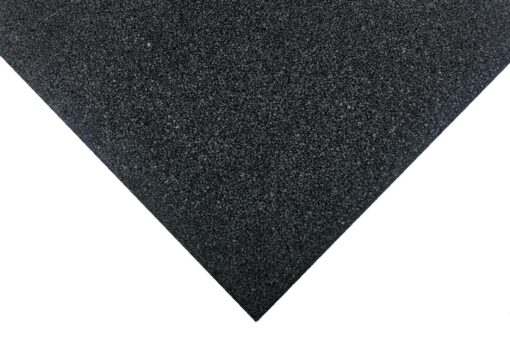 Pavimento infantil loseta de caucho negra 100 x 100 cm