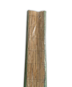 Cerramiento cañizo tipo bambú media caña