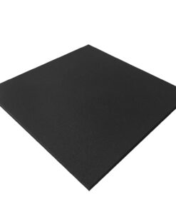 Losetas de caucho alta densidad Premium color negro 100×100 cm