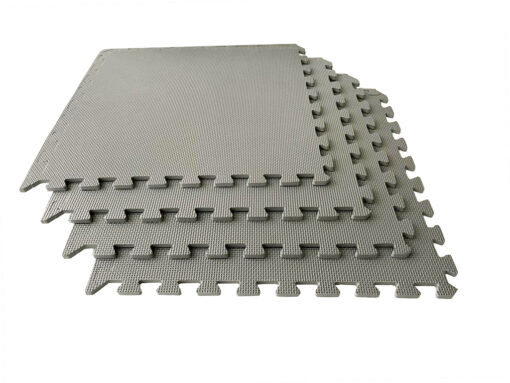 Tatami puzzle gris 60x60x1 cm (Pack 4 unidades)